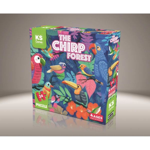 The Chirp Forest Pre School Jumbo Çocuk Puzzle 12 Parça 32709