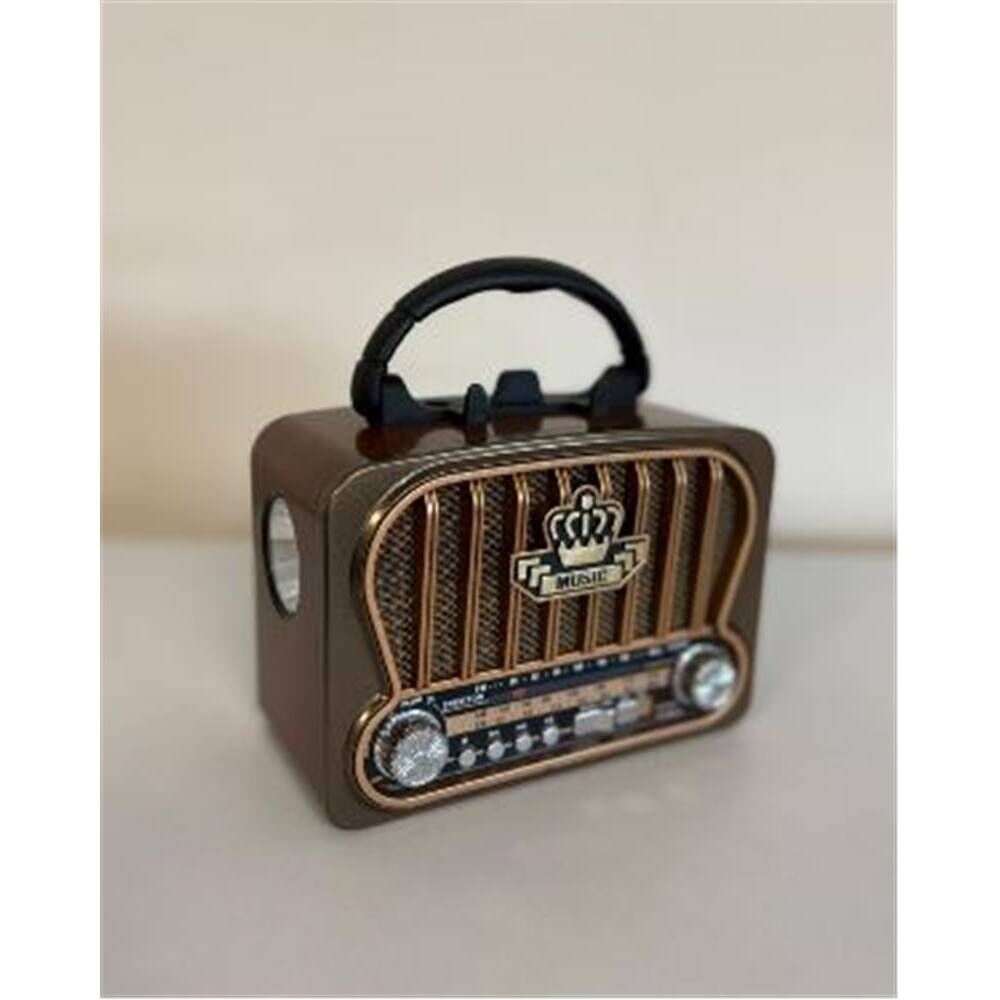 Everton RT-826M  Bluetooth-USB-SD-FM Şarjlı  Nostaljik Radyo El Fenerli