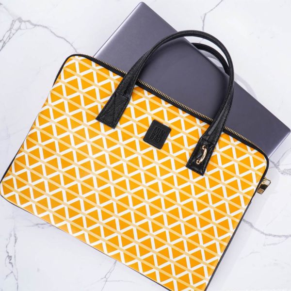Minbag Marin Laptop Çantası 13'' 563-20 Hardal Sarısı
