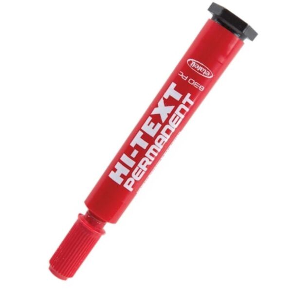 Hı-Text Permanent Marker Kesik Uçlu 830Pck Kırmızı
