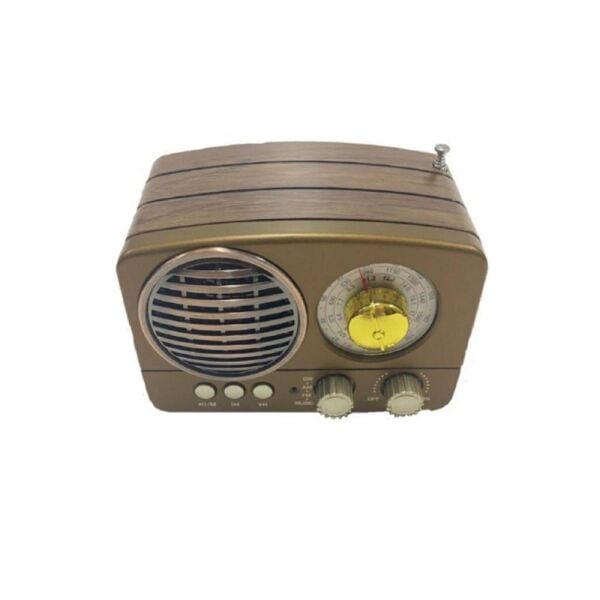 Everton Rt-759  Bluetooth Fm-Usb-Tf-Aux Solarlı  Şarjlı Nostaljik Radyo