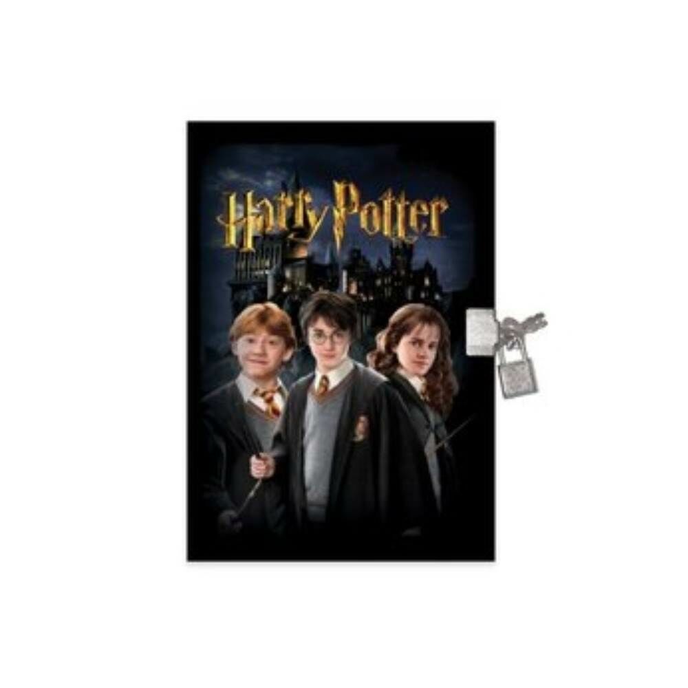 Harry Potter 14x20 80 Yaprak Çizgili Kilitli Hatıra Defteri 310210