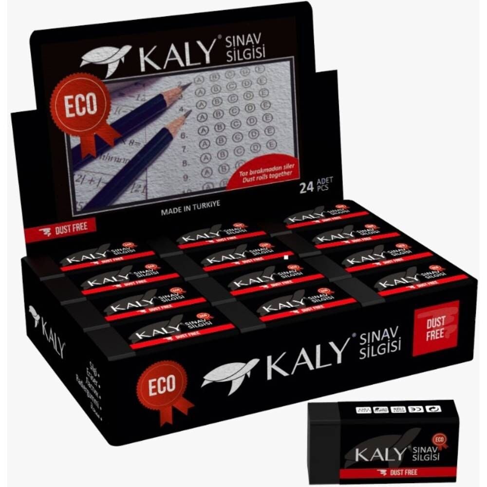 Silka Kaly Silgi Sınav Siyah 24 Lü Art.594