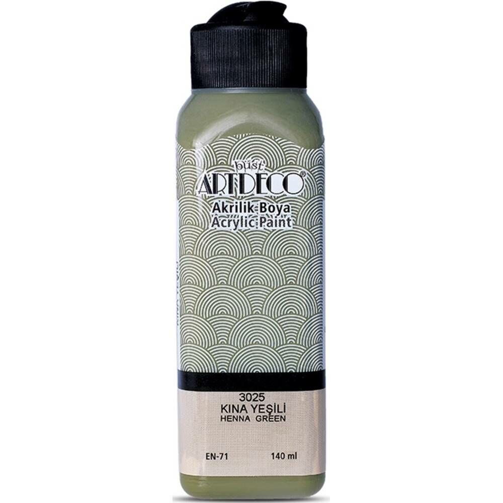 Artdeco Akrilik Boya 140 Ml Kına Yeşil Y-070R-3025