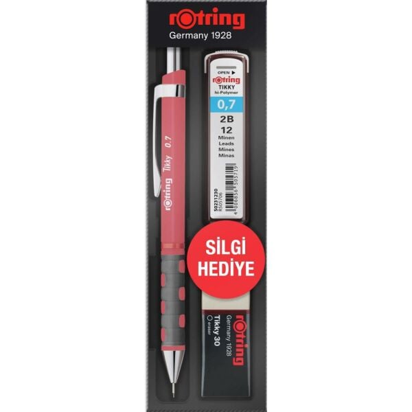 Rotring Versatil Kalem Tıkky Okul Seti 0.7 Gül Kurusu