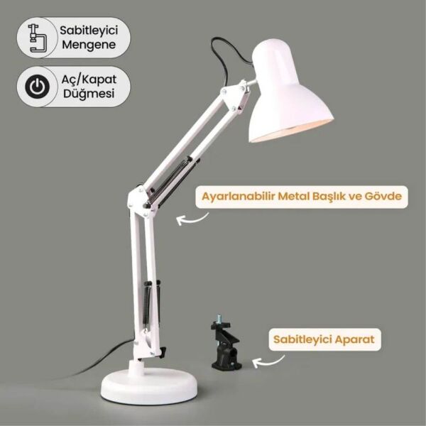Avec Masa Lambası AV-811 Beyaz