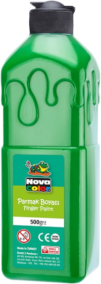 Nova Color Parmak Boyası 500 gr Yeşil NC-373