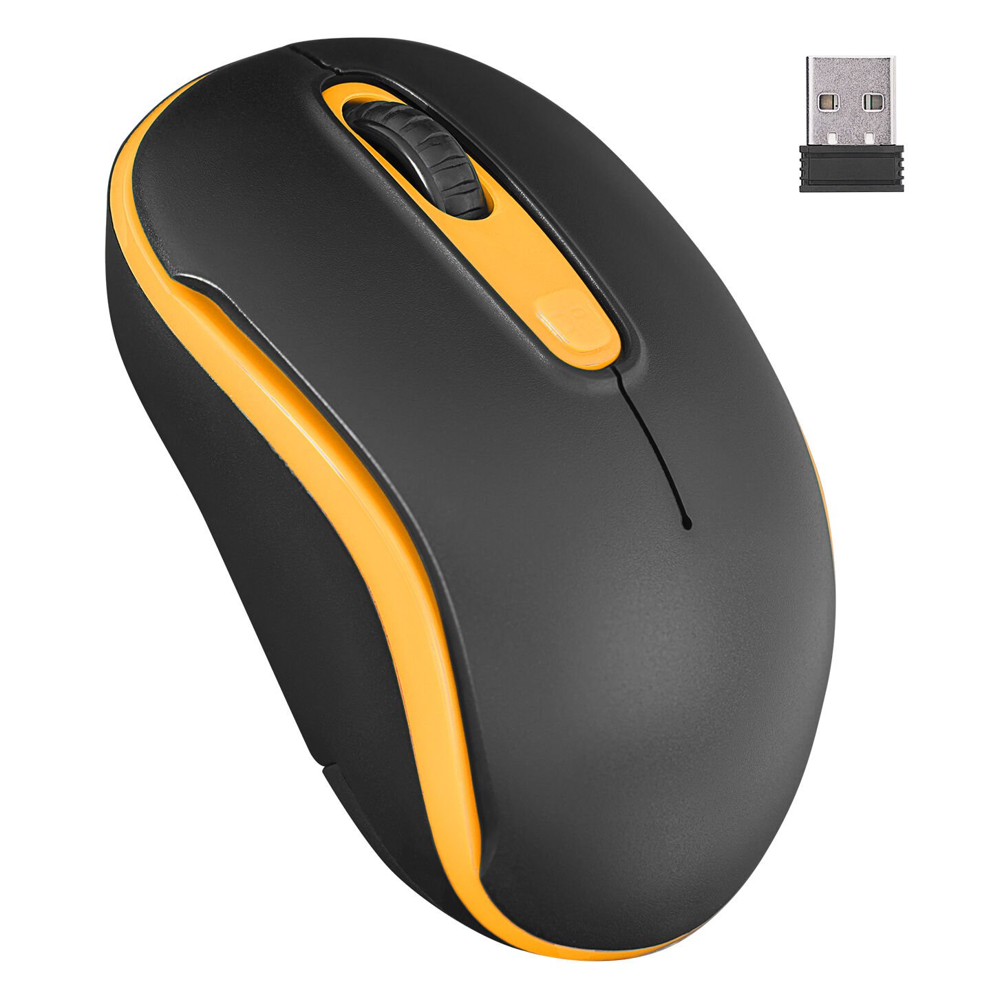 Everest SM-804 Usb Siyah-Turuncu 800-1200-1600dpi Kablosuz Mouse