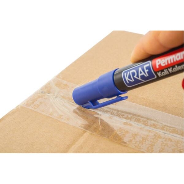 Kraf Permanent Markör Kesik Uc 230 Siyah