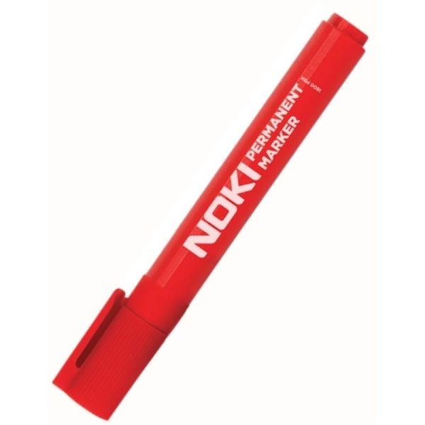 Noki Permanent Markör Kalem Yuvarlak Uç Kırmızı 1800PBK