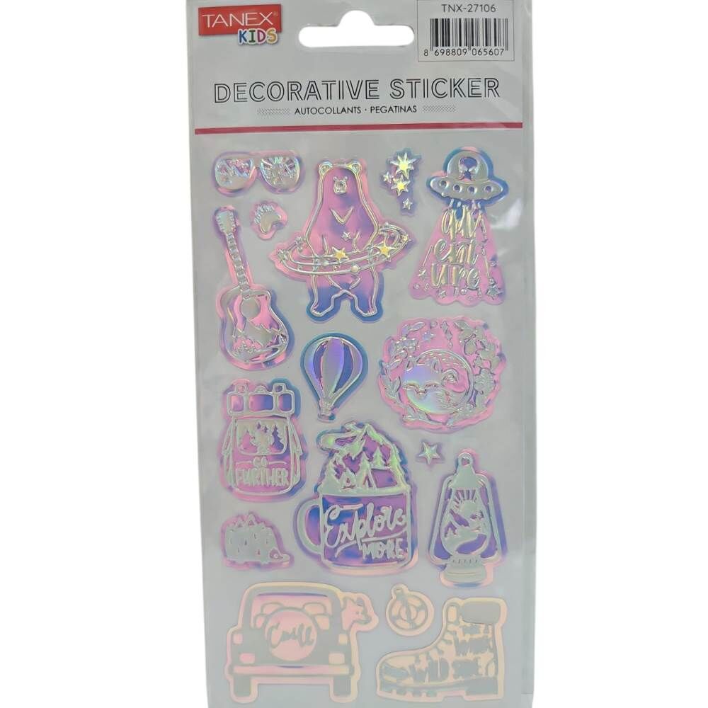 Tanex Sticker Pufy Parlak Figürler Serisi 27108