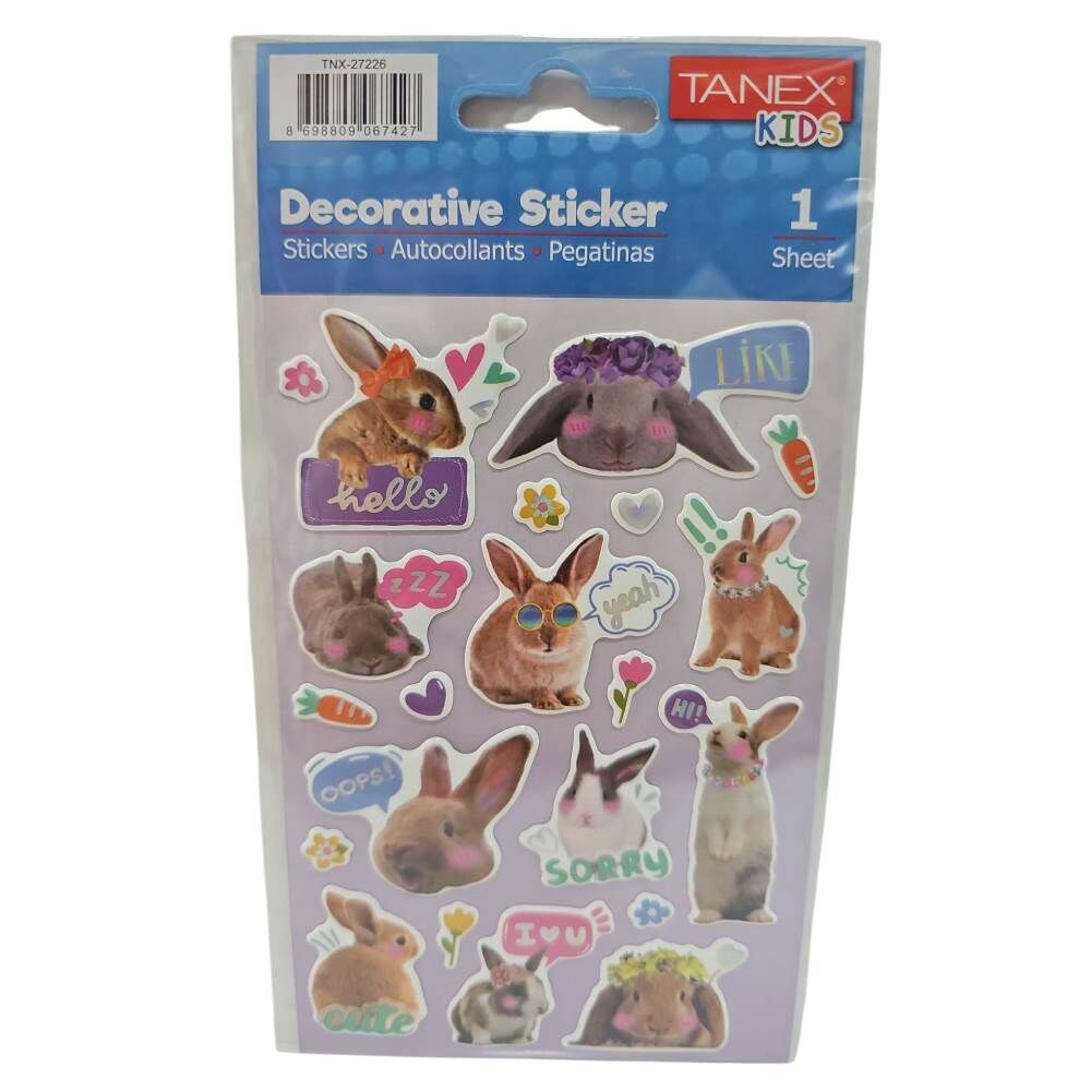 Tanex Sticker Pufy İnstagram Tavşanları Serisi 27226