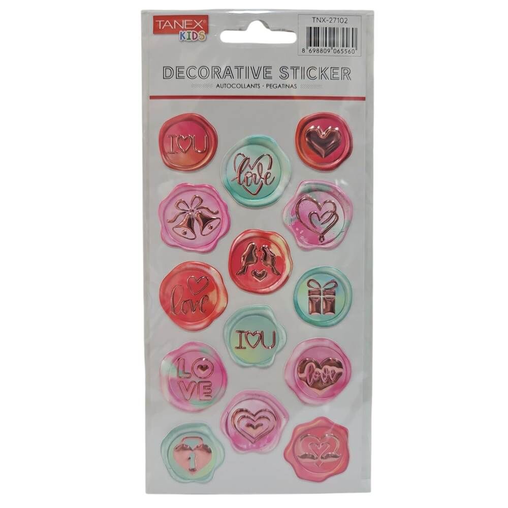 Tanex Sticker Pufy Aşk Serisi 27102