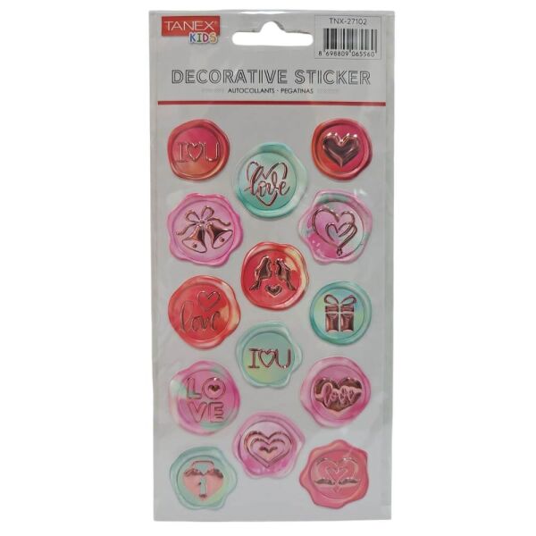 Tanex Sticker Pufy Aşk Serisi 27102