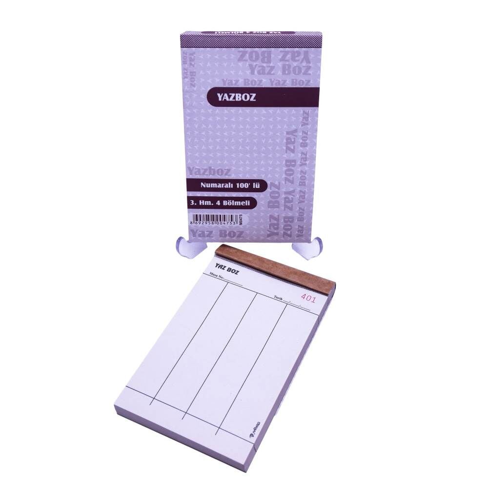 Özkan Numaralı 3.Hamur Yazboz Kağıdı BM561 M0475