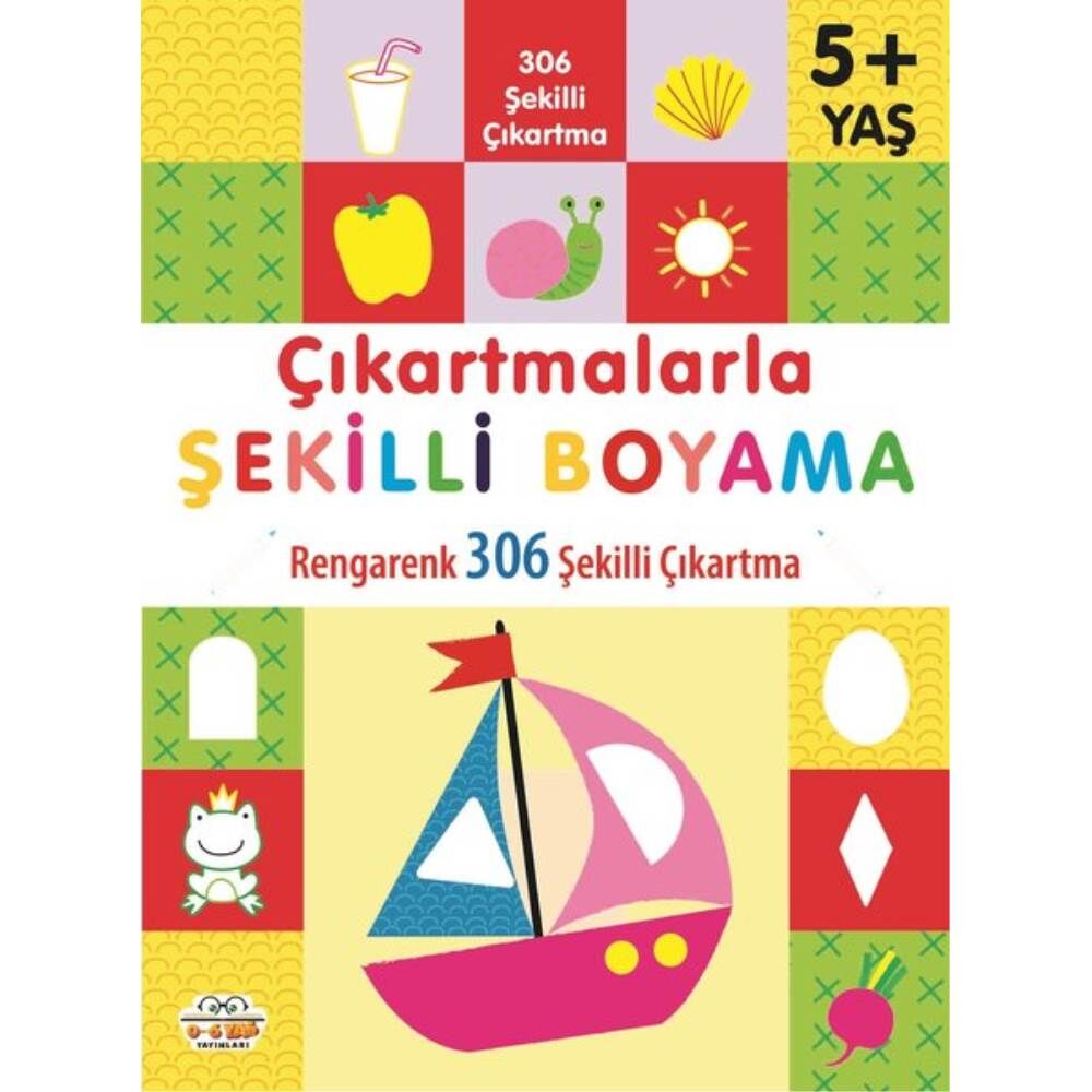 Çıkartmalarla Şekilli Boyama 5 Yaş+