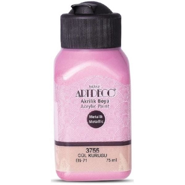 Artdeco Akrilik Boya Metalik 75 Ml Gül Kurusu Y-071I-3755