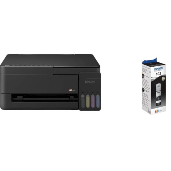 Epson EcoTank L3351 Wi-Fi Çok Fonksiyonlu Tanklı Yazıcı + 1 Siyah Mürekkep
