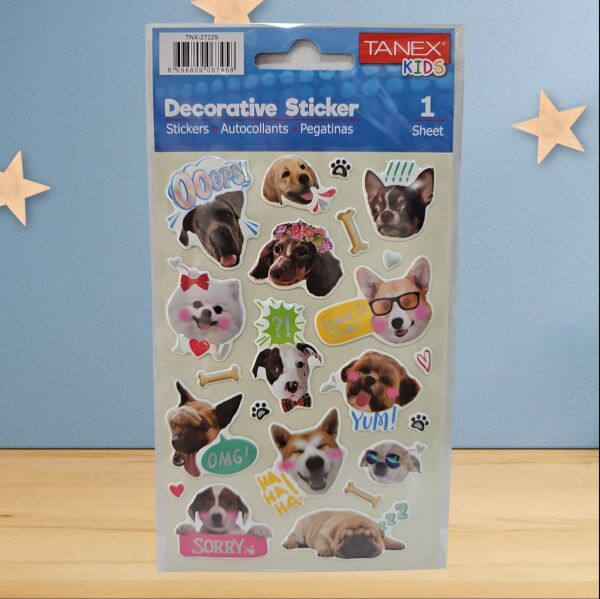 Tanex Sticker Pufy İnstagram Köpekleri Serisi 27229