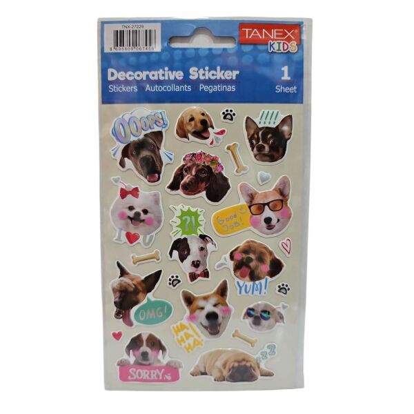 Tanex Sticker Pufy İnstagram Köpekleri Serisi 27229