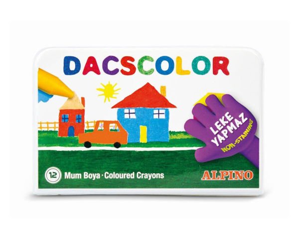 Alpino Çantalı Mum Boya 12 Renk DC-050290