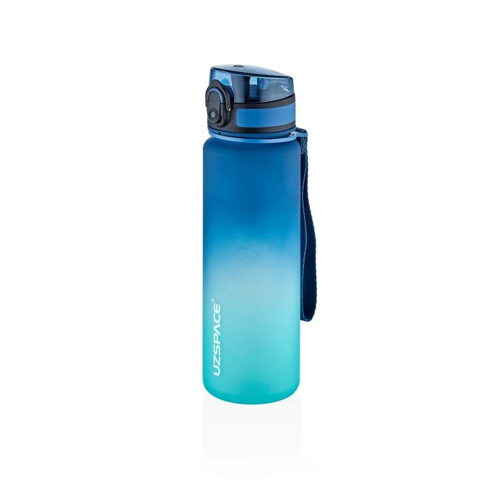 Uzspace 500 ml Soft Touch Tritan Matara 3026-6 Açık Mavi Koyu Mavi
