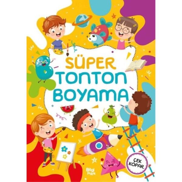 Süper Tonton Boyama Kitabı Çek Kopar