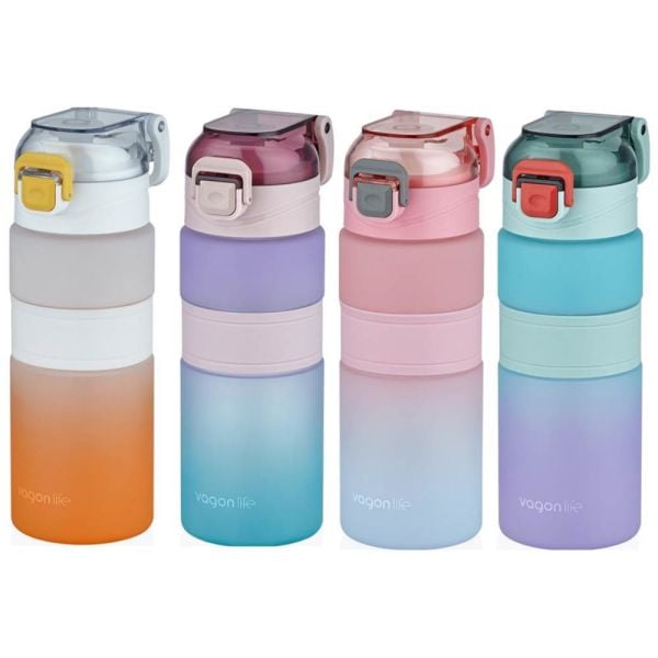 Vagonlife VGN2228 Soft Touch Motivasyon 800 ml Mor Matara