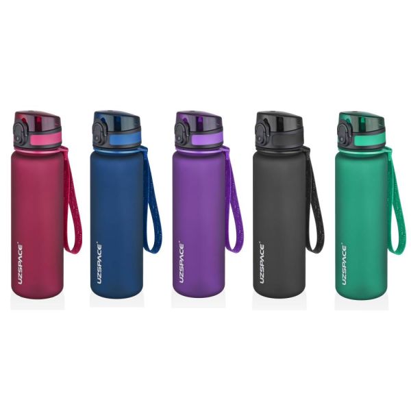 Uzspace 500 ml Tritan Matara 3026-7 Siyah