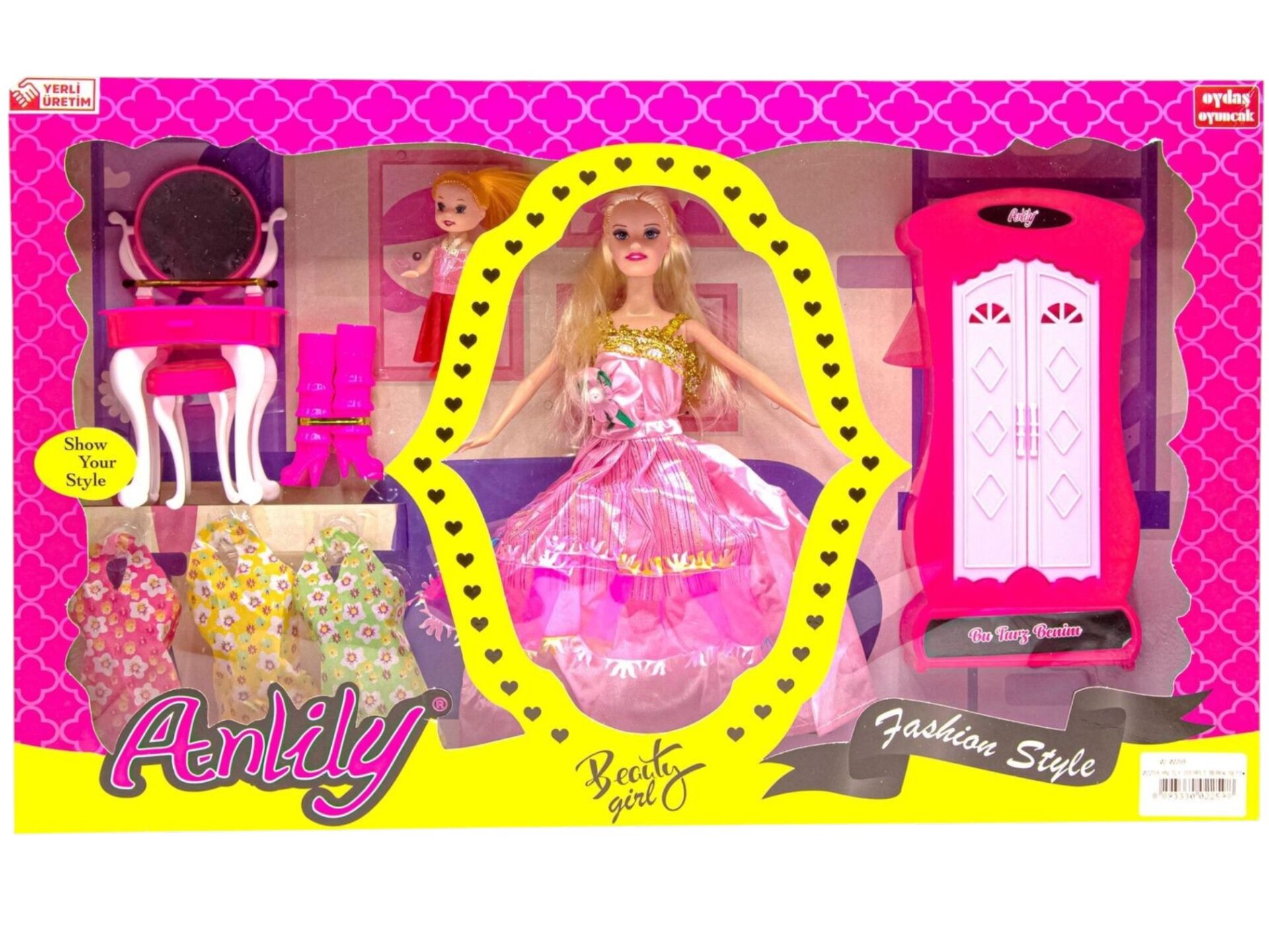 Anlily Dolaplı Bebek 02259