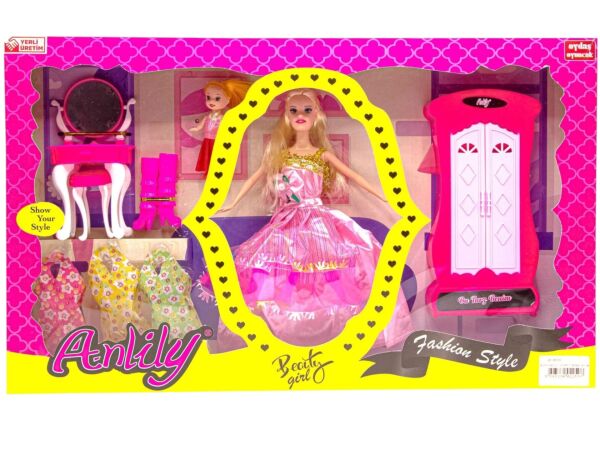 Anlily Dolaplı Bebek 02259