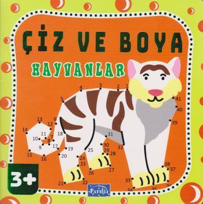 Çiz ve Boya Hayvanlar 3 Yaş+