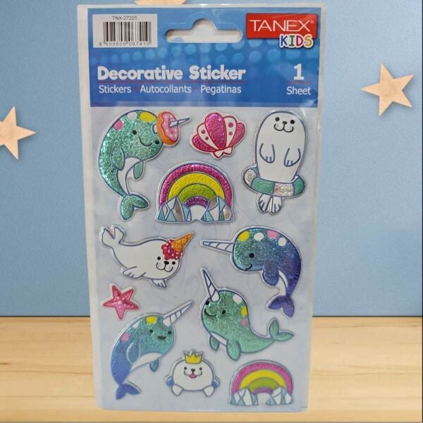 Tanex Sticker Pufy Sevimli Foklar Serisi 27225