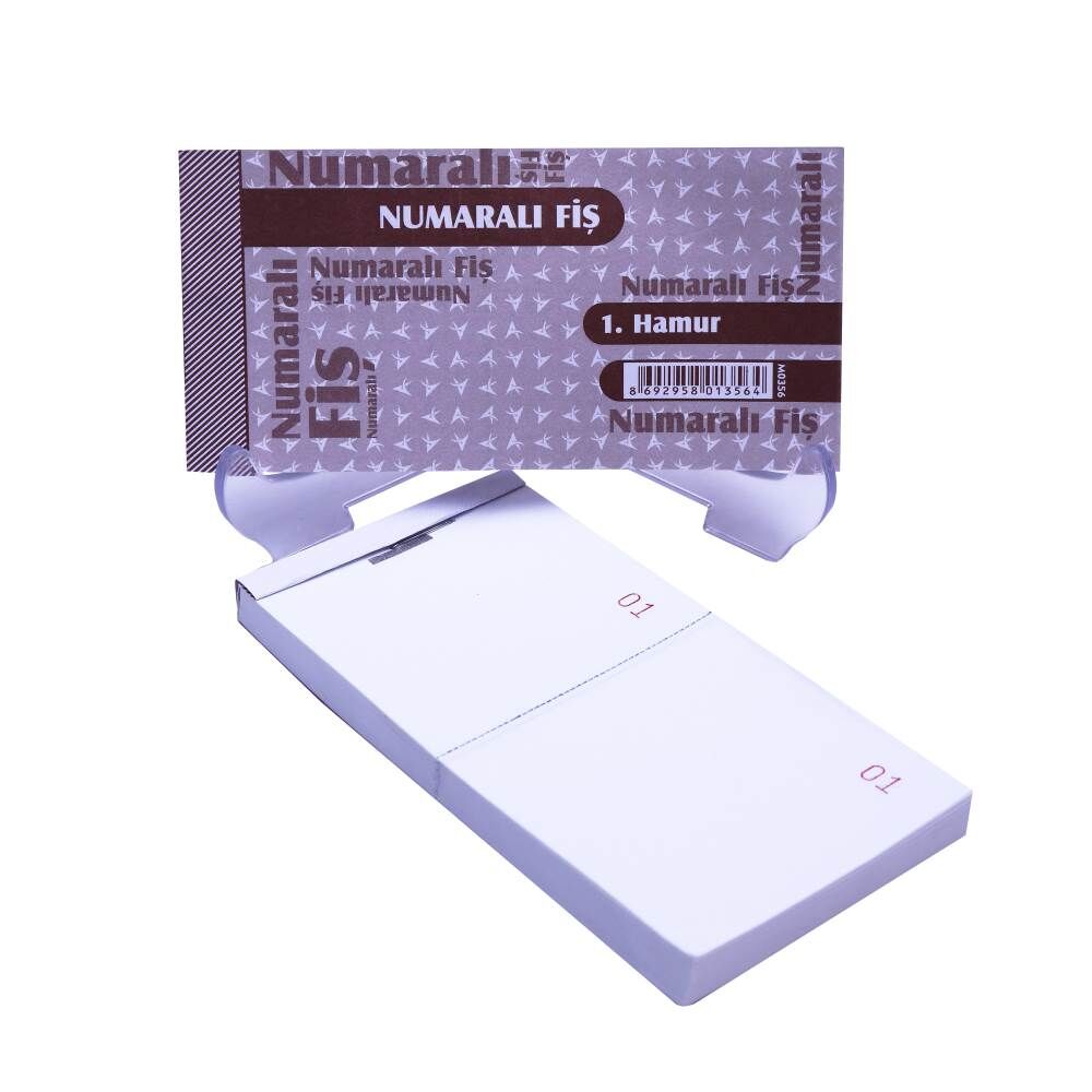 Özkan Numaralı Fiş 1.Hamur BM545 0356
