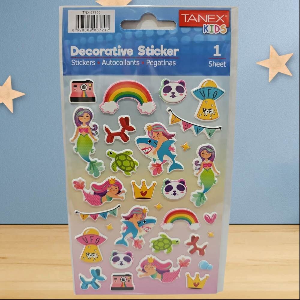 Tanex Sticker Pufy Dekoratif Serisi 27205