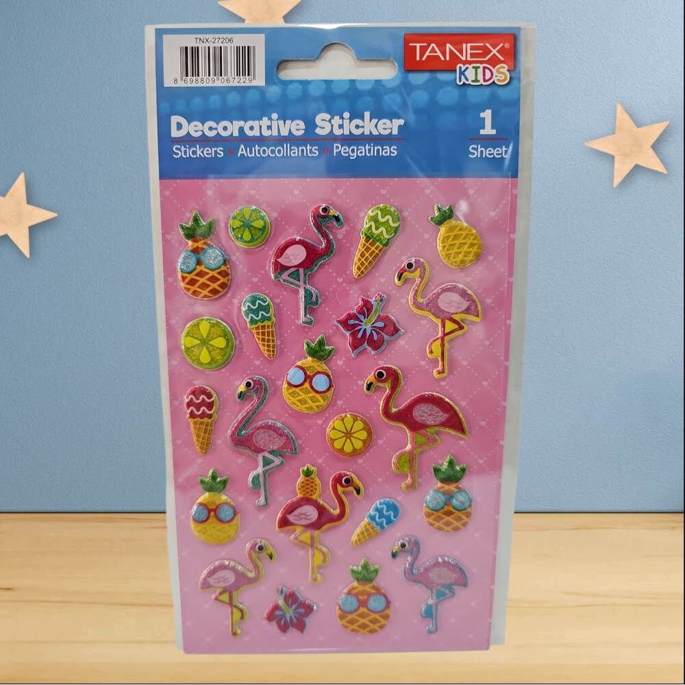 Tanex Sticker Pufy Flamingo Serisi 27206