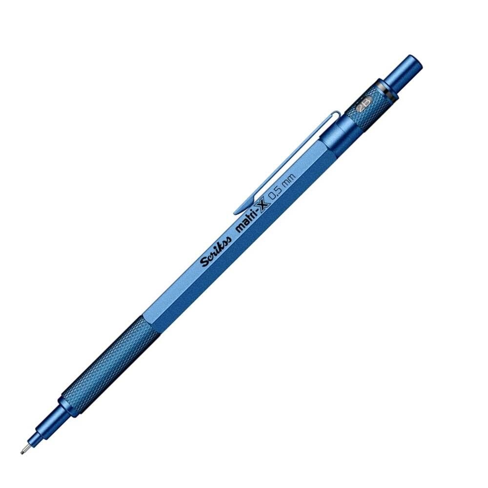Scrikss Matri-X Versatil Kalem 05 mm Metalik Mavi