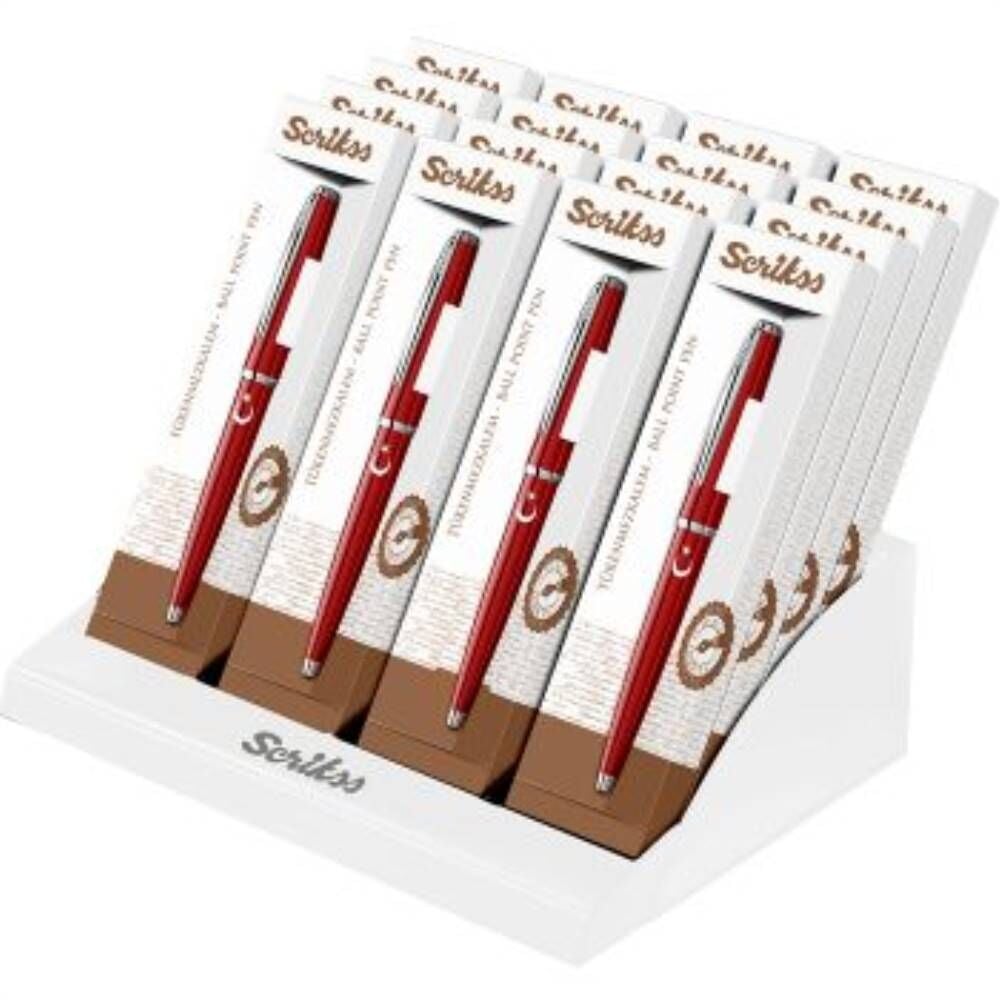 Scrıkss Tükenmez Kalem 33 Ay Yıldız Baskılı 16 Lı Stand