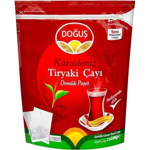 Doğuş Karadeniz Kırmızı Demlik Poşet Çay 25x40 gr