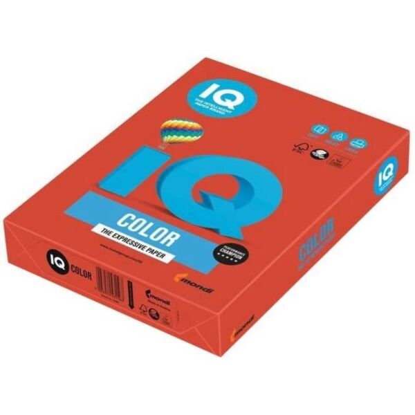 Iq Renkli Fotokopi Kağıdı 500 Lü A4 80 G/M² Koral Kırmızı Ne1336-Co44
