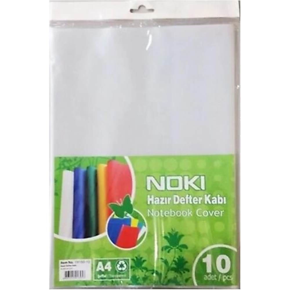 Noki Hazır Defter Kabı A5 10 lu Şeffaf 60165-10