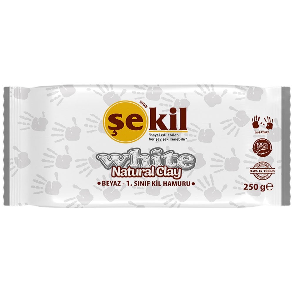 Şekil Seramik Hamuru 250 gr Beyaz