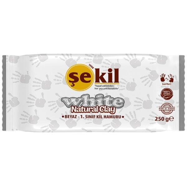 Şekil Seramik Hamuru 250 gr Beyaz