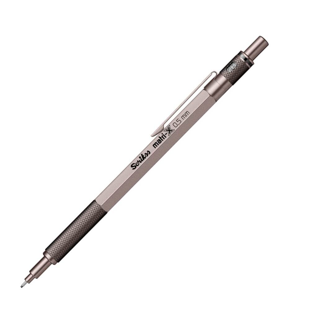 Scrikss Matri-X Versatil Kalem 05 mm Metalik Gri