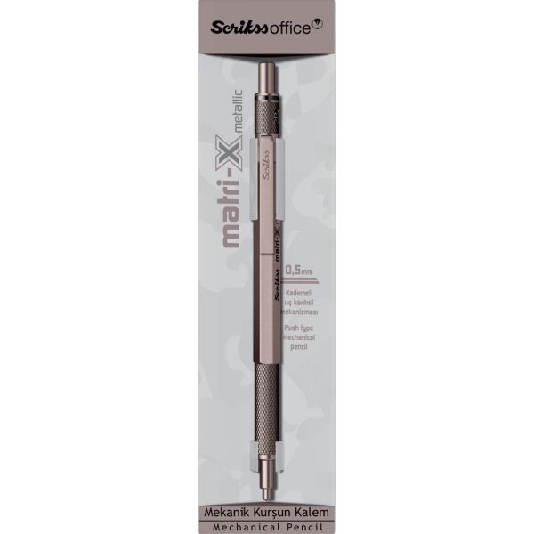 Scrikss Matri-X Versatil Kalem 05 mm Metalik Gri