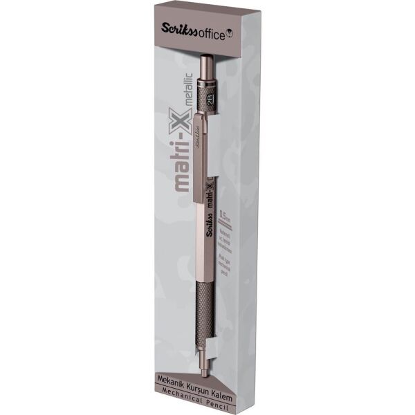 Scrikss Matri-X Versatil Kalem 05 mm Metalik Gri