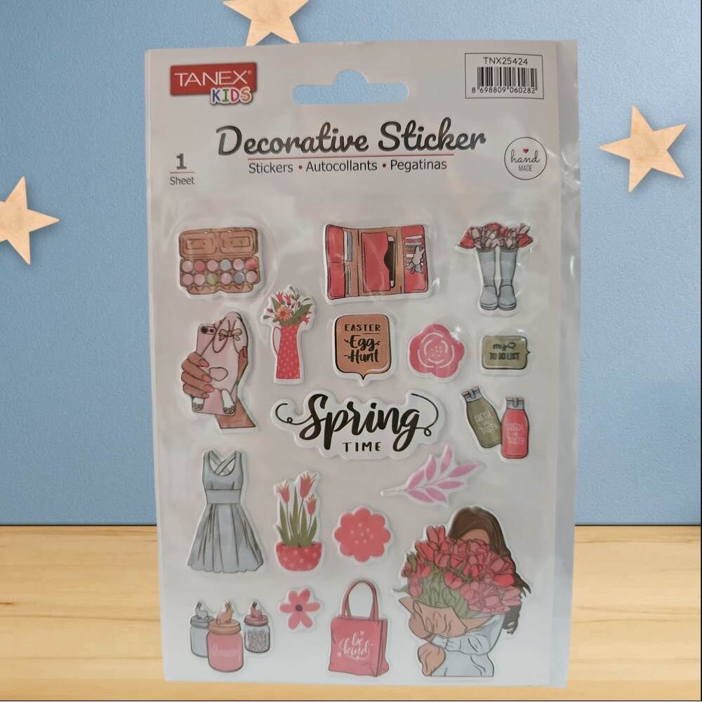 Tanex Sticker Pufy Bahar Serisi 25424