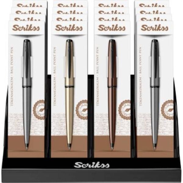 Scrıkss Tükenmez Kalem 78M 16 Lı Stand Color