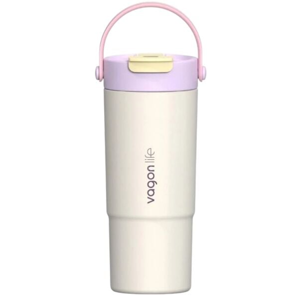 Vagonlife VGN1102 660 ml Krem Çelik Termos Matara