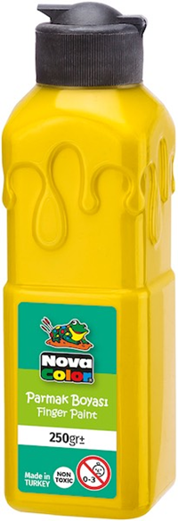 Nova Color Parmak Boyası 250 gr Sarı NC-441